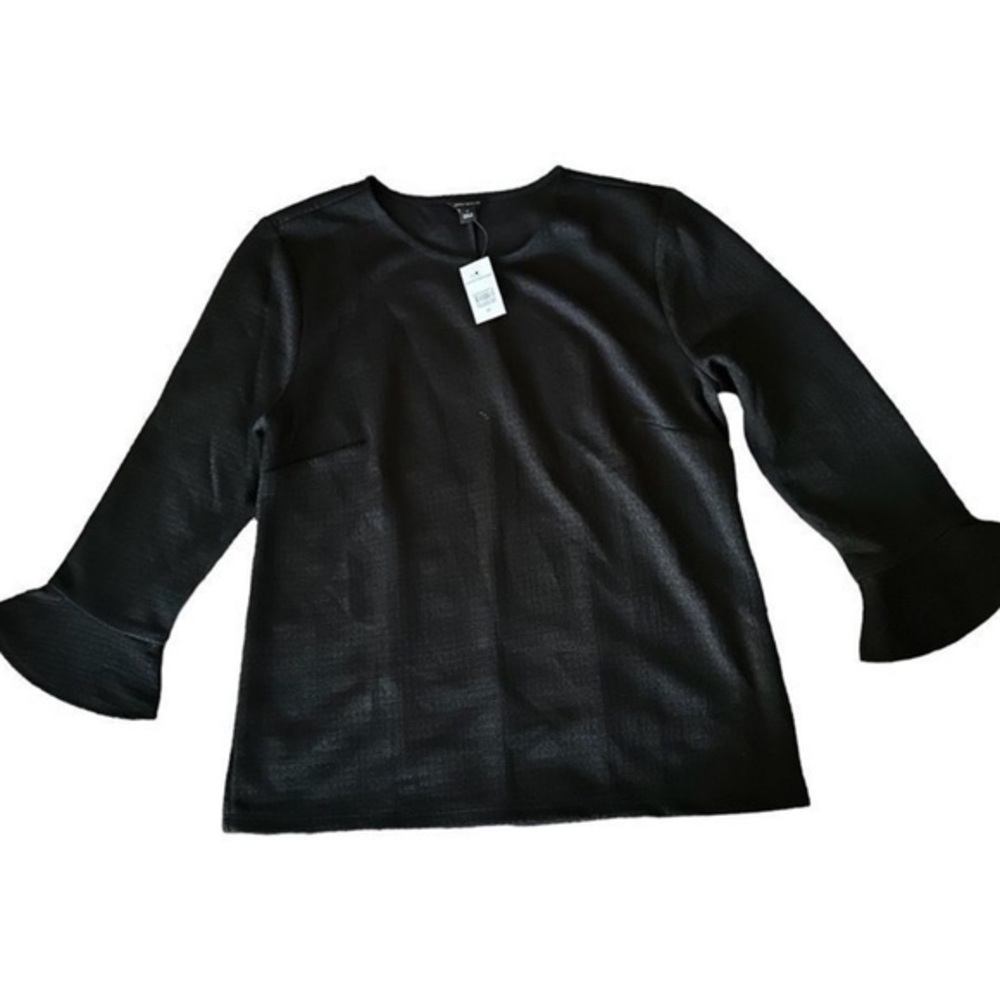 NWT - Women’s Ann Taylor Long Sleeve Black Blouse Medium